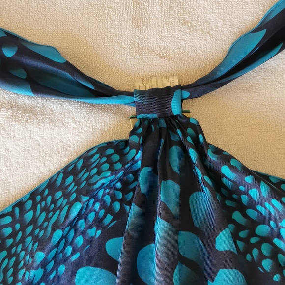 Halterneck Silk top - Picture 3 of 5